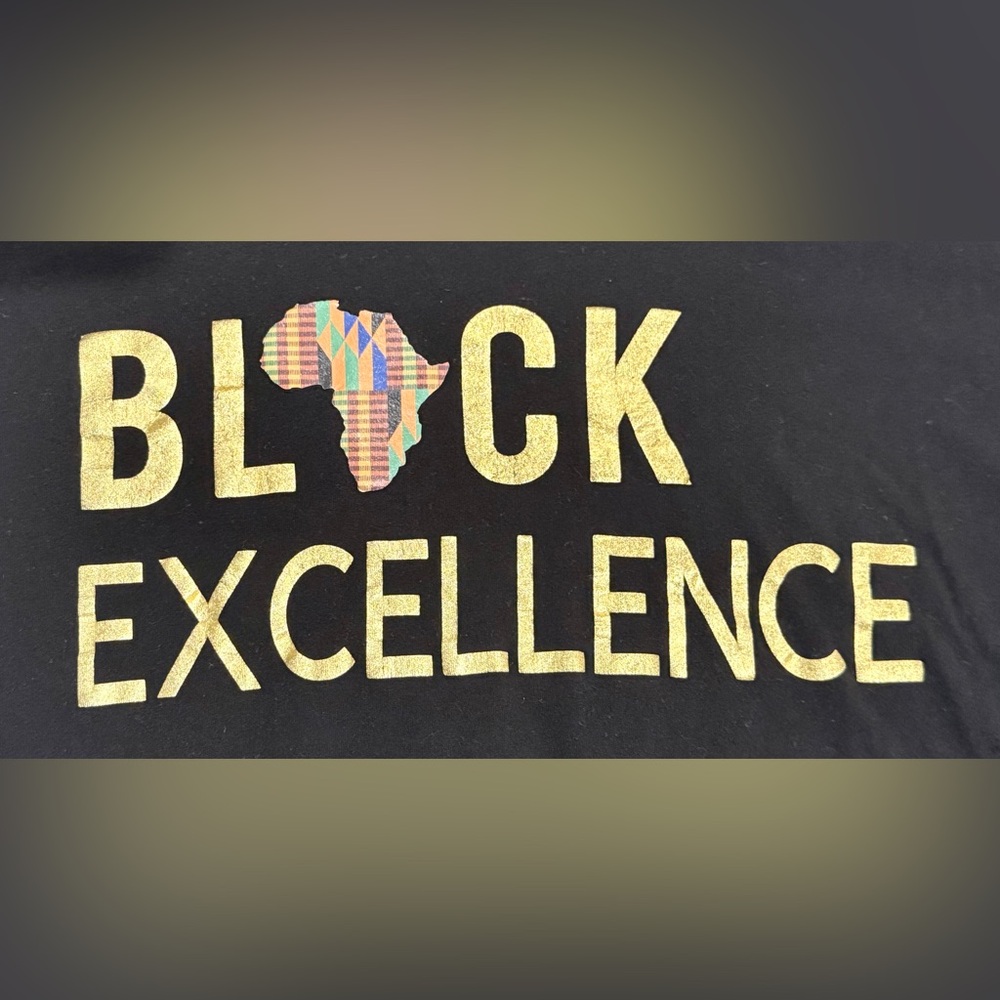 Black Excellence Men’s Large Size T-Shirt.